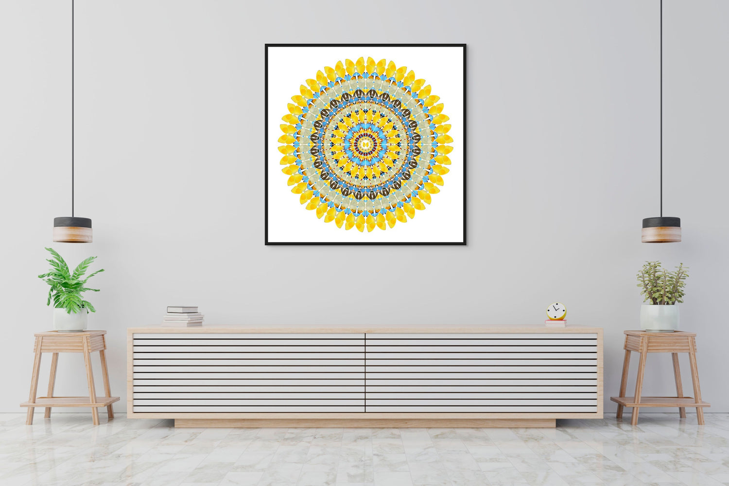 Yellow Butterfly Circle